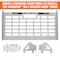 Buyers Products 49in Gloss White Kabgard with mounting kit for Single-Wheel Service Bodies 5404927 - alternate 7
